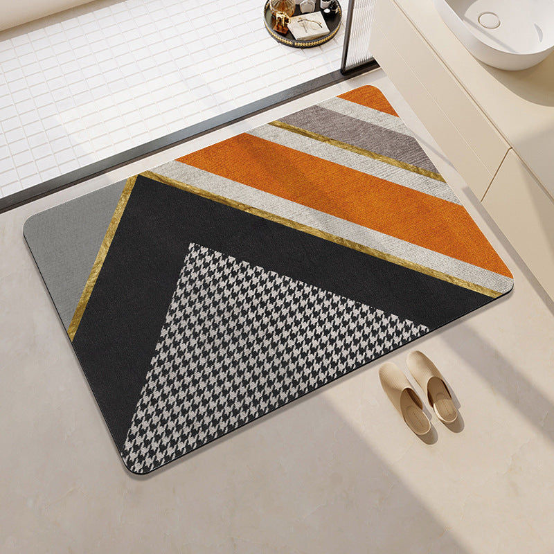 Playful Fruit-Themed Bath Mat Bowlift
