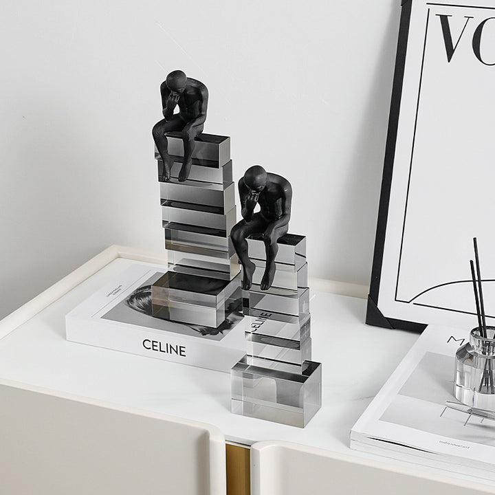 Contemporary Reflective Abstract Sculpture