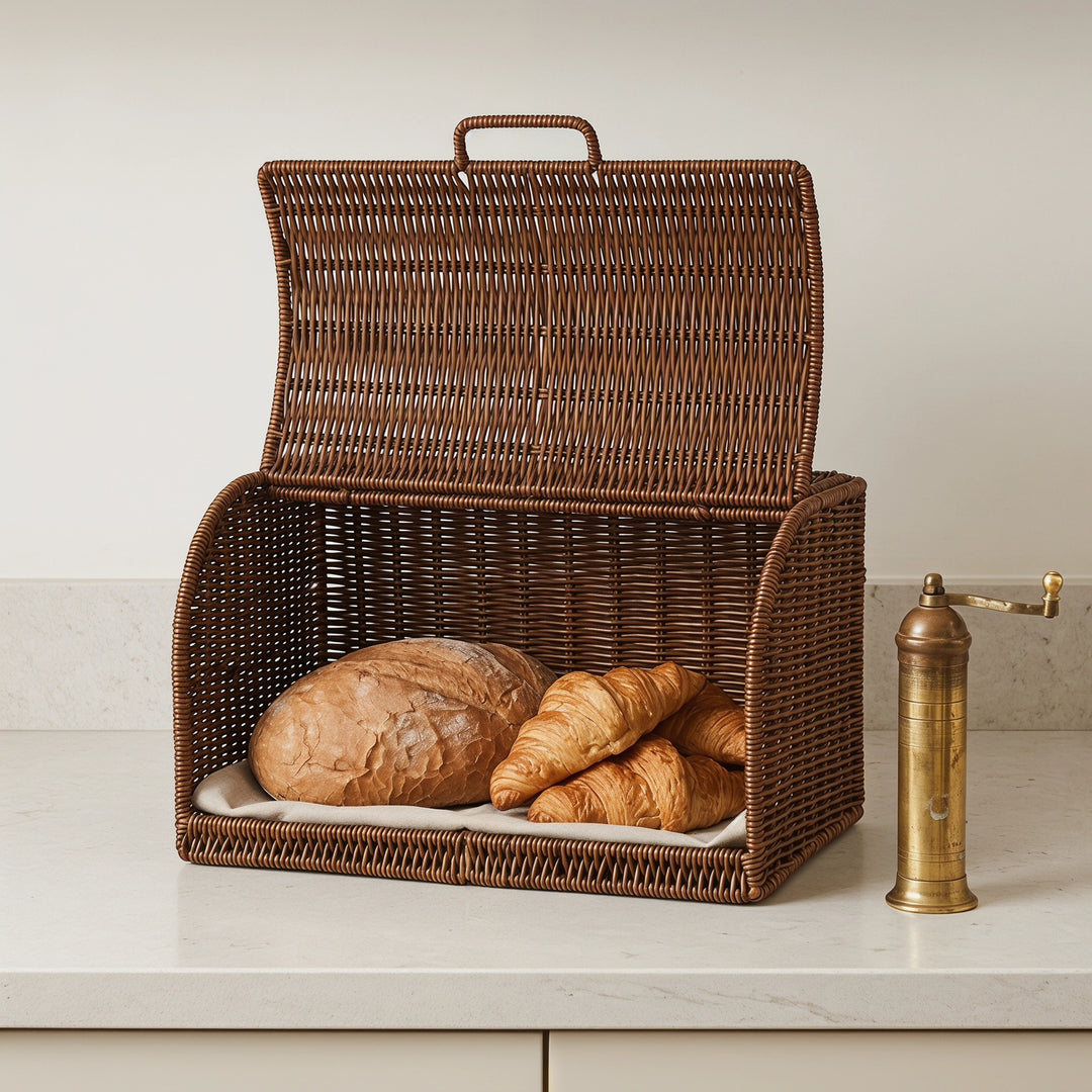 Bread basket with lid Bowlift
