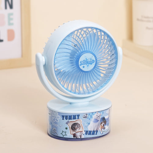 Ladies humorous USB table fan Bowlift