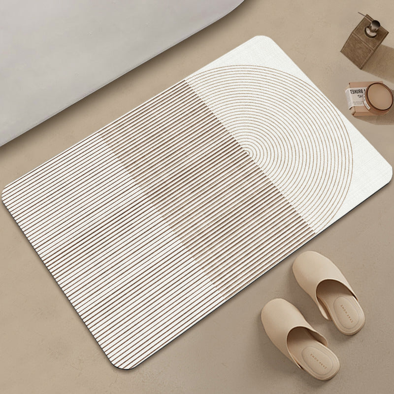 Unisex Stylish Geometric Pattern Bath Mat Bowlift