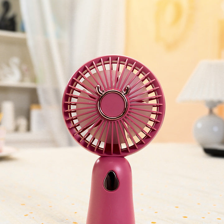 Women's Portable Mini Hand Fan with USB Charging Function Bowlift