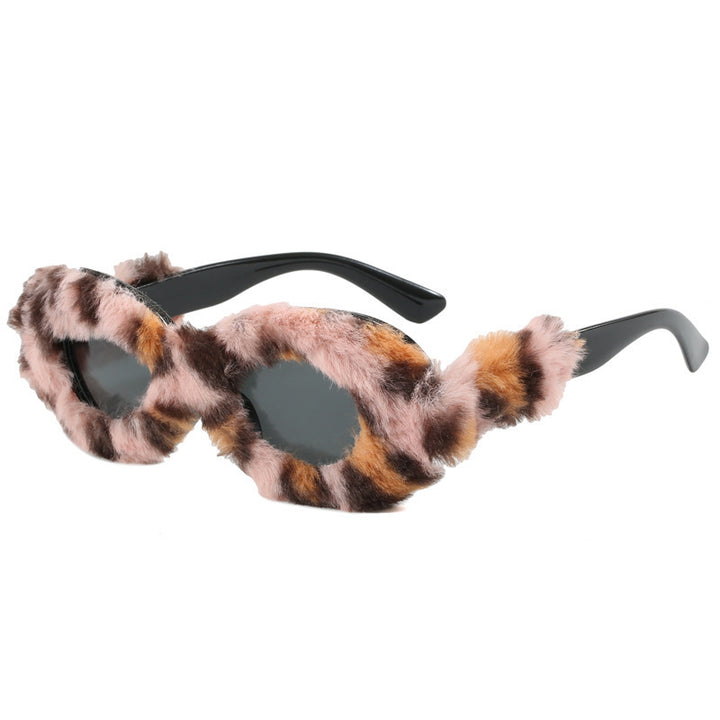 Women's fashionable sunglasses in trendy fleece design Bowlift
