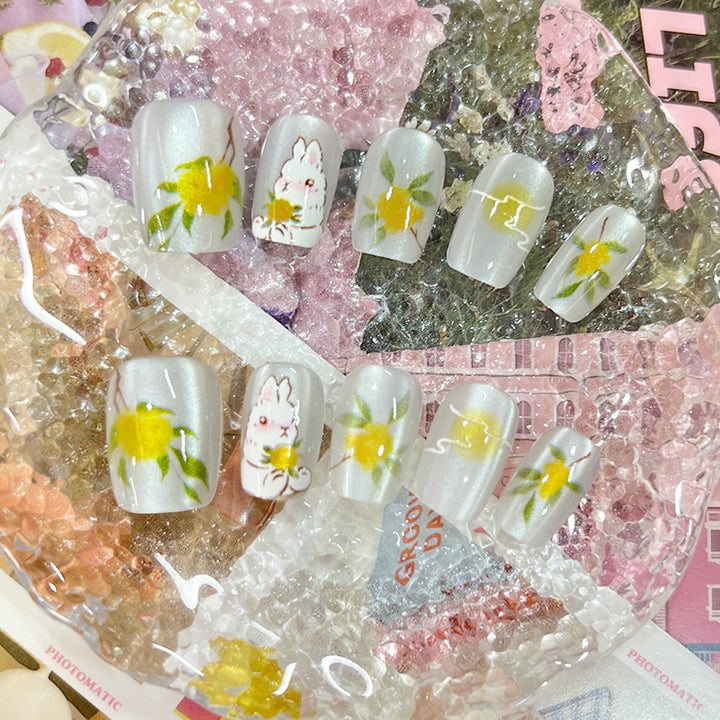 Artful nail tips with cheerful fruit designs Bowlift