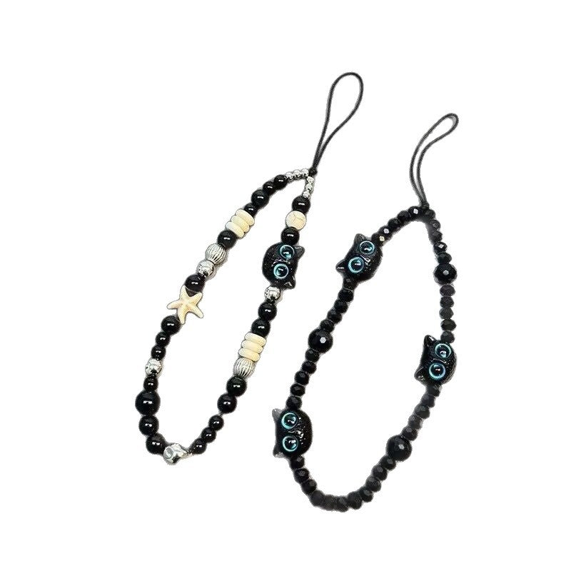 Decorative Beaded Charm Phone Strap Bowlift