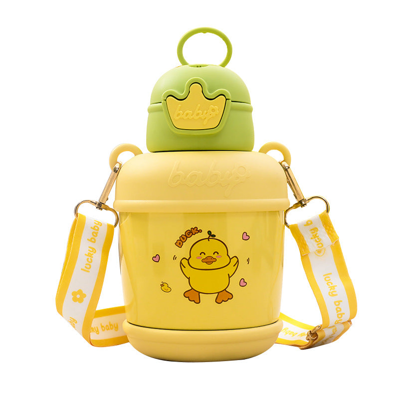Ladies' insulated bottle in cheerful duck design Bowlift