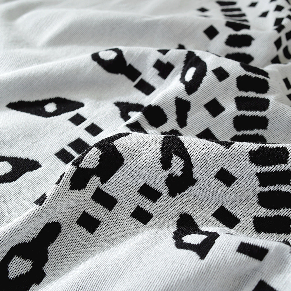 Decorative Thick Woven Sofa Throw Cover