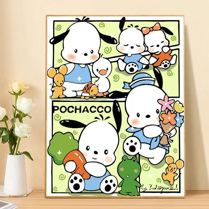 Cute Cartoon Character Art Print Bowlift