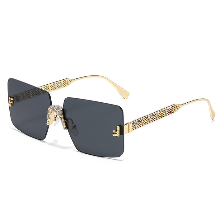 Women extravagant hexagonal sunglasses Bowlift