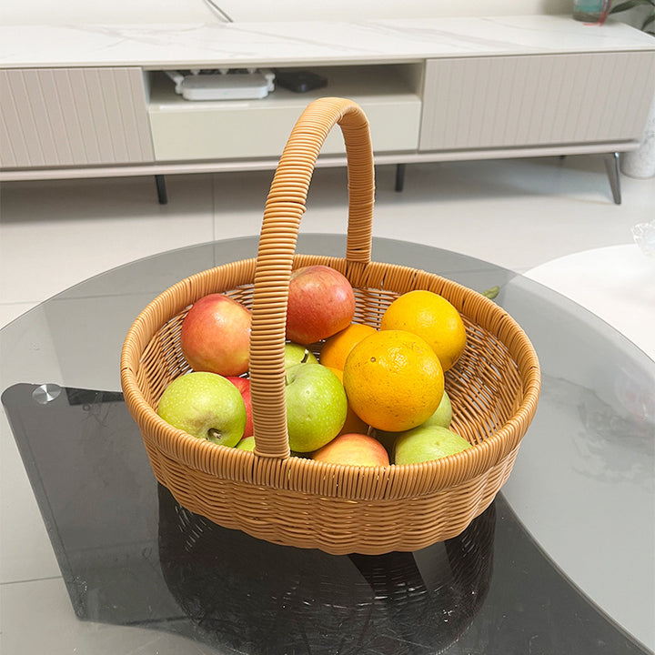 Women's Handwoven Shopping Basket Bowlift