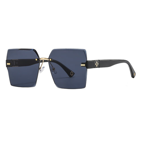 Women's Designer Sunglasses with Eye-Catching Geometric Frame Bowlift