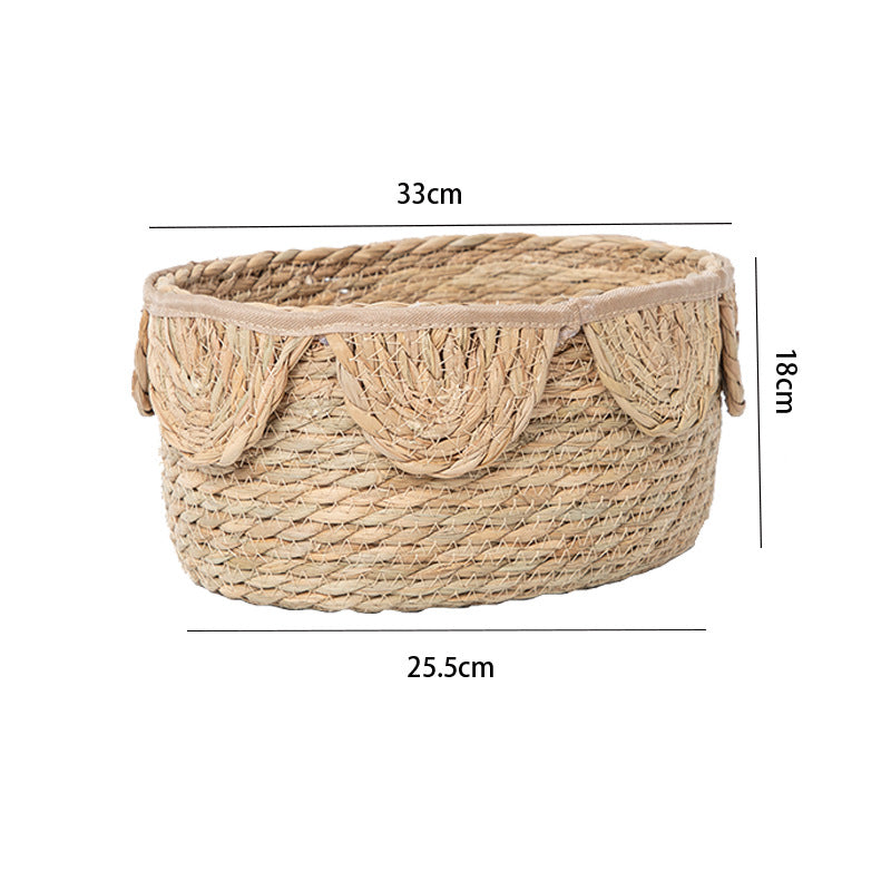 Stylish storage basket with wave rim Bowlift