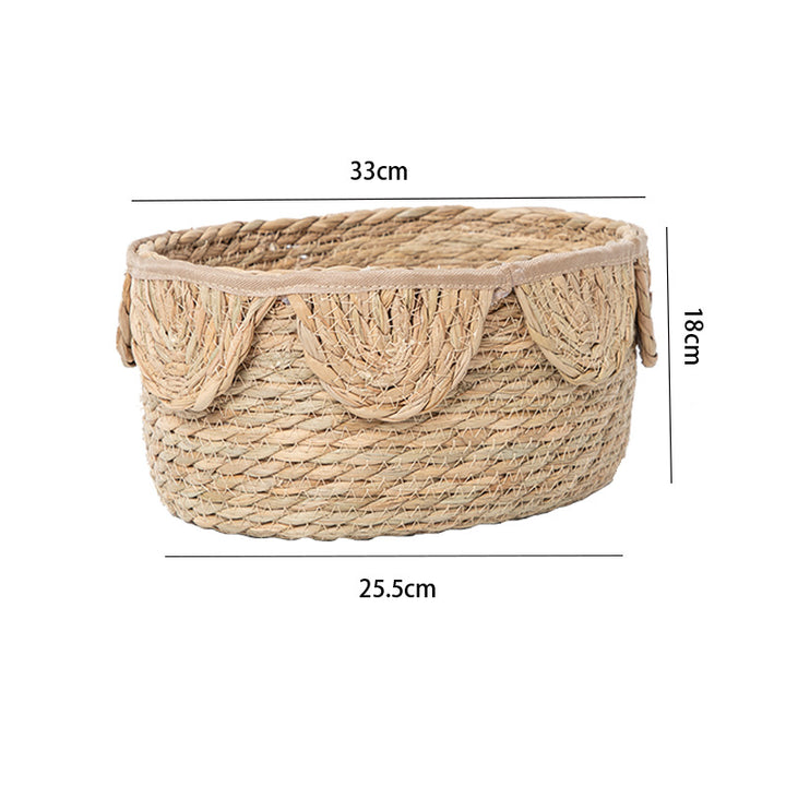 Stylish storage basket with wave rim Bowlift