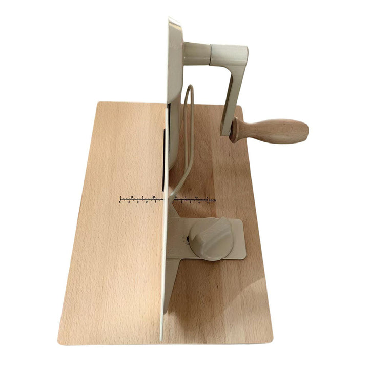 Rotary Hand Crank Meat And Cheese Slicer With Adjustable Thickness