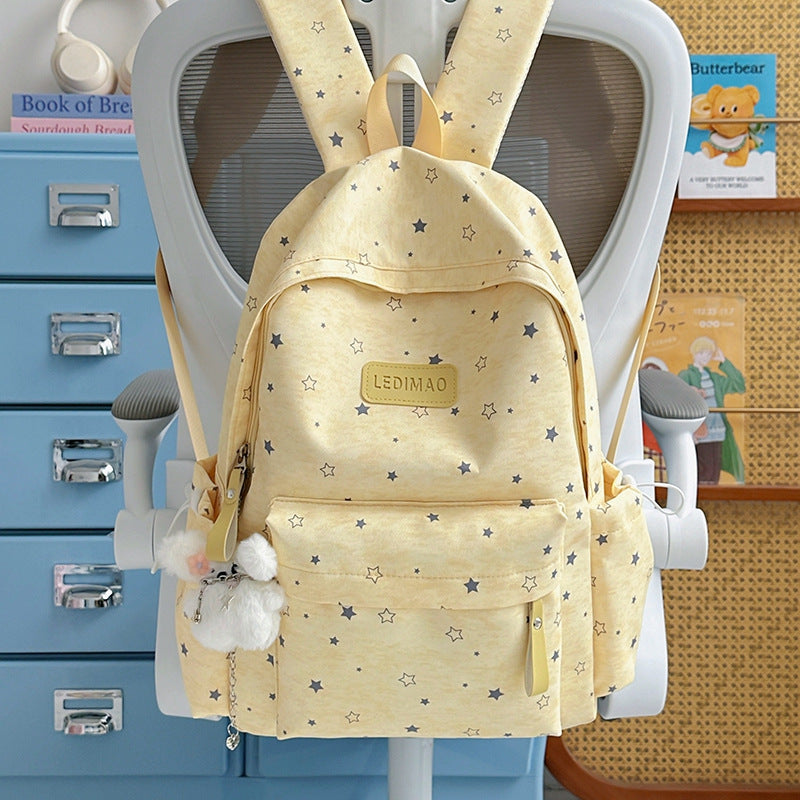 Cute Star Patterned Backpack