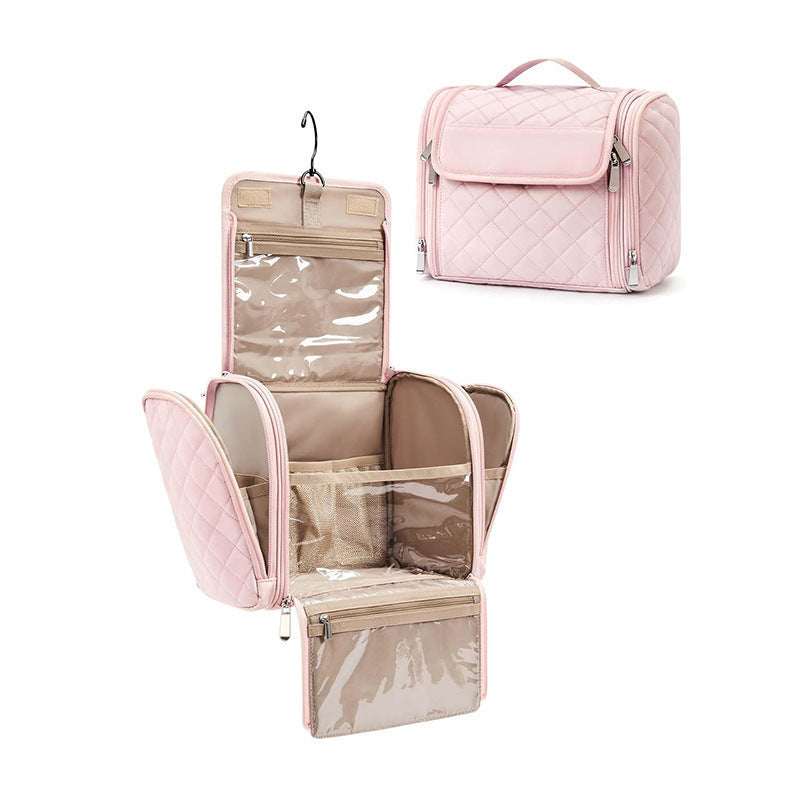 Cosmetic storage bag with multiple compartments Bowlift