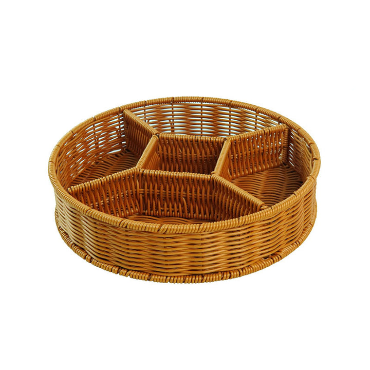 Ladies Elegant Round Storage Basket with Clear Lid Bowlift