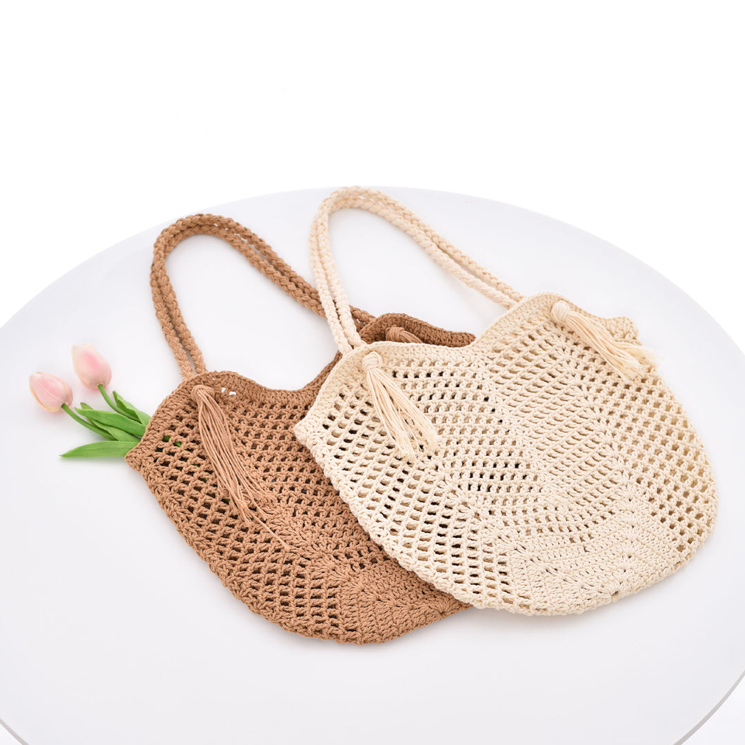 Handmade Macrame Beach Bag Bowlift