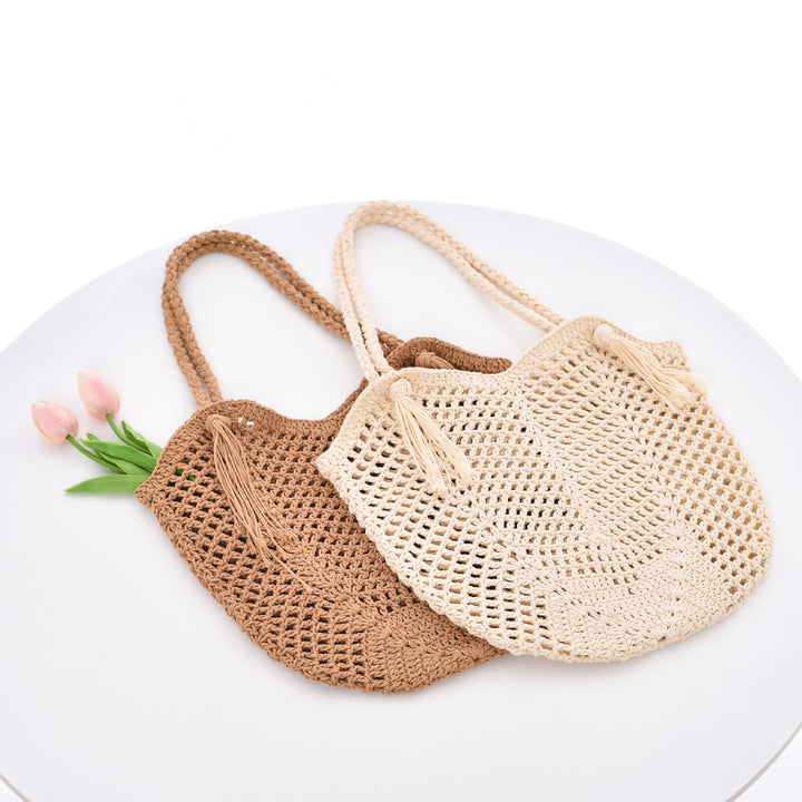 Handmade Macrame Beach Bag Bowlift