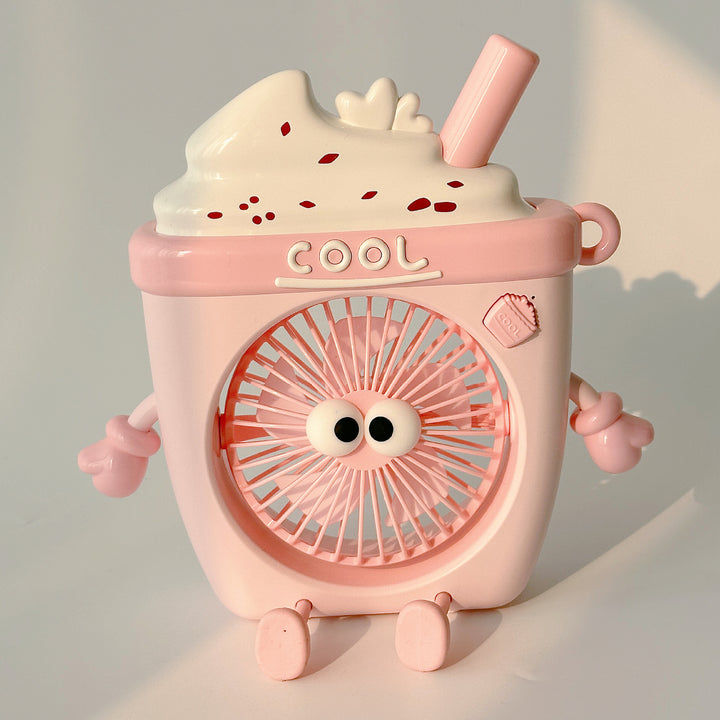 Unisex Creative Mini Fan in Cup Design Bowlift