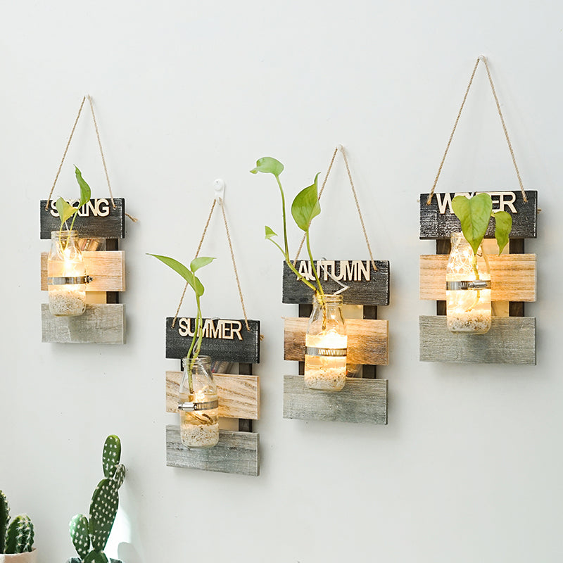 Wall decoration with glass carafe holder Bowlift