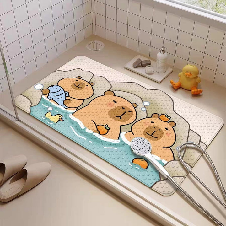Cartoon Animal Bath Mat Bowlift
