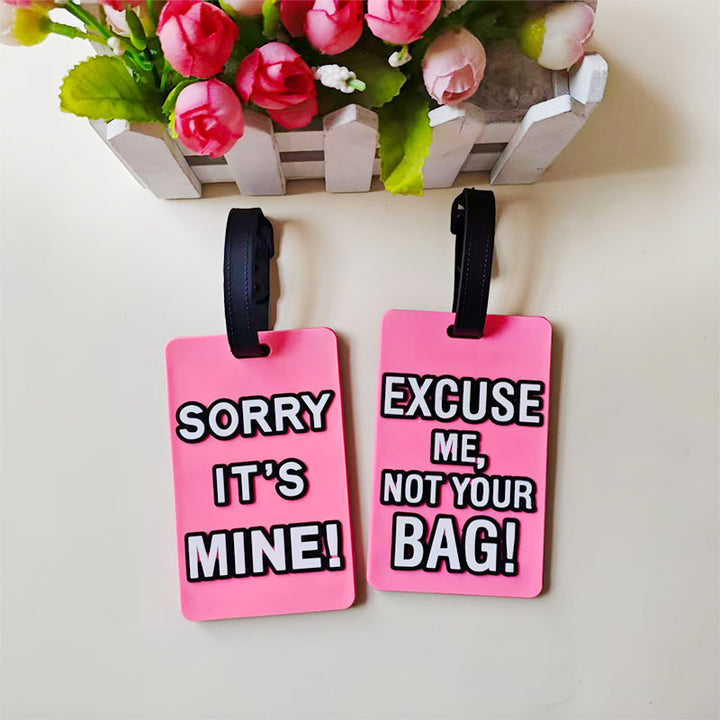 Unisex Fun Statement Luggage Tag Bowlift