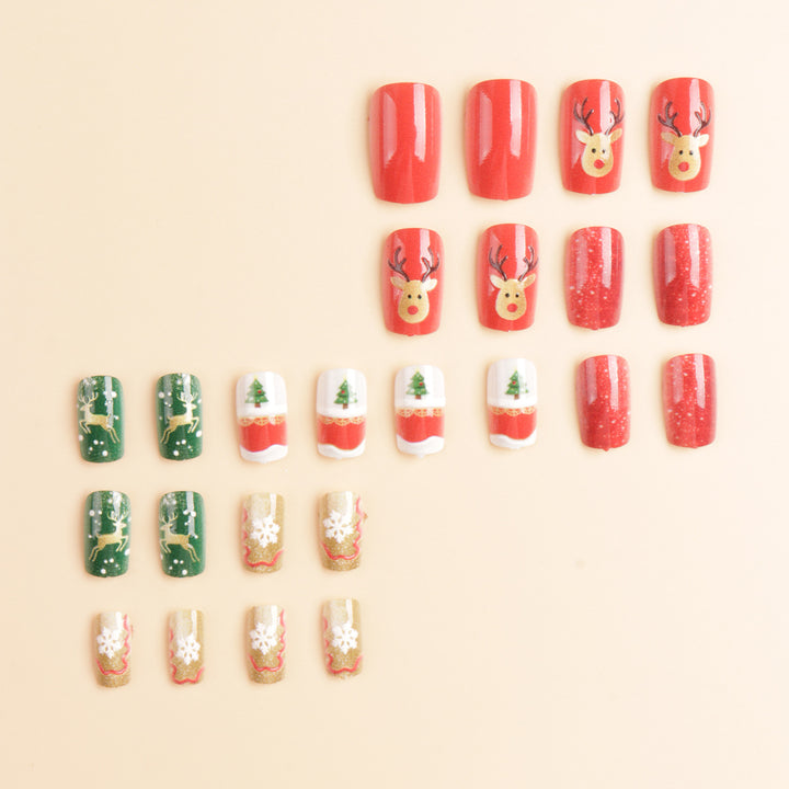 Festive Nail Art Stickers Bowlift
