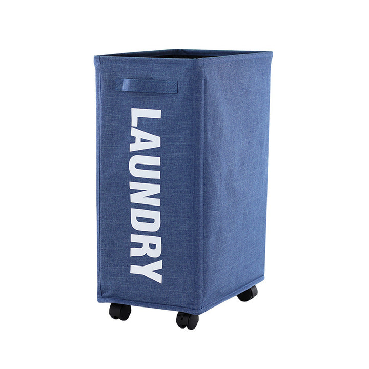 Practical laundry container with wheels Bowlift