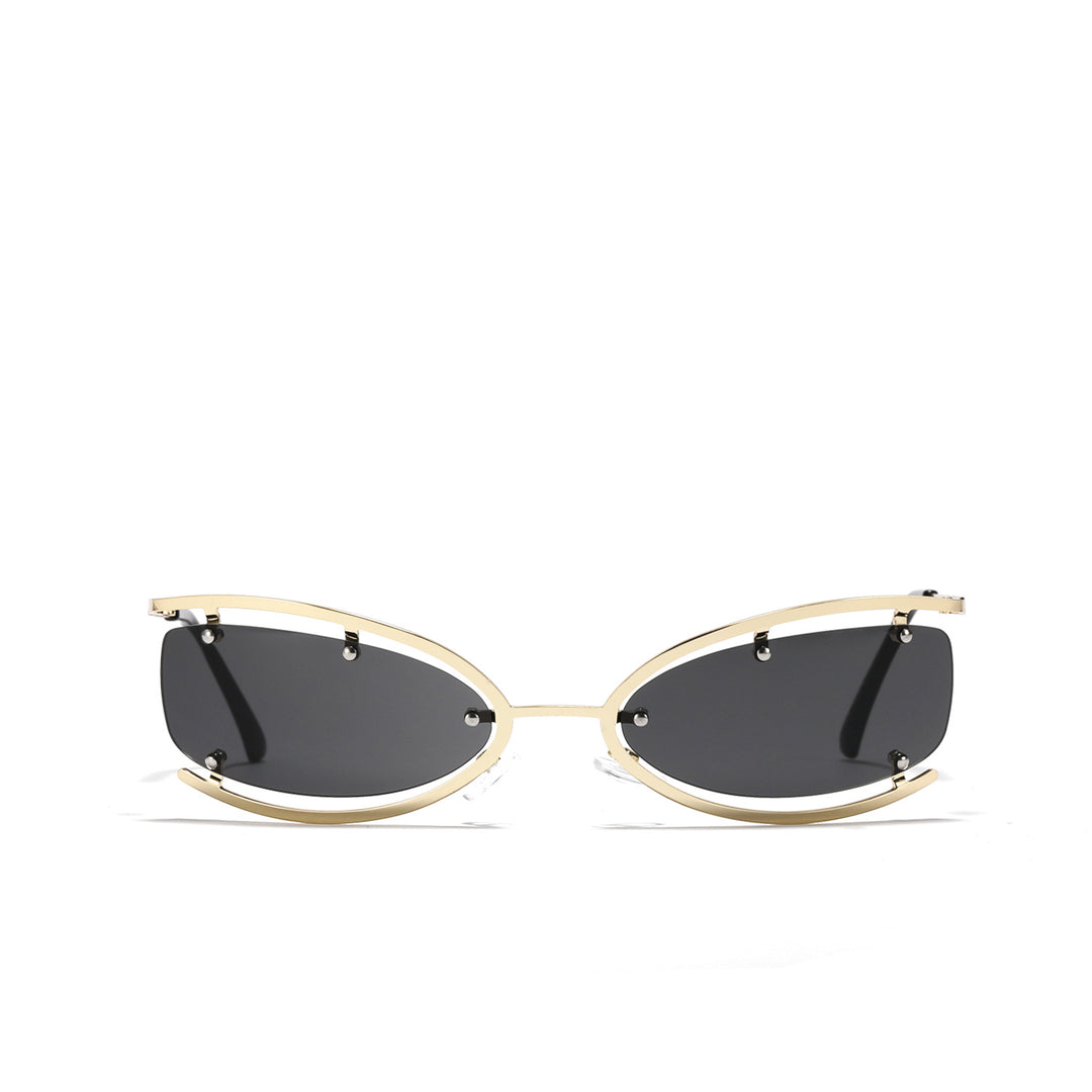 Women's trendy sunglasses with unique frame construction Bowlift