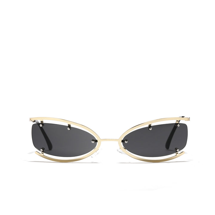 Women's trendy sunglasses with unique frame construction Bowlift