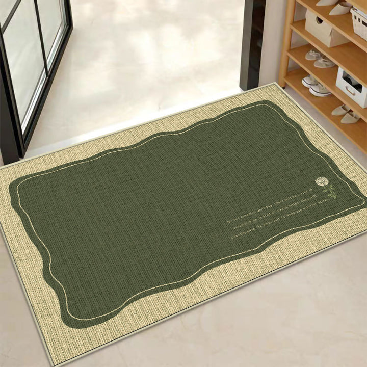 Decorative Star-patterned Bath Mat Bowlift