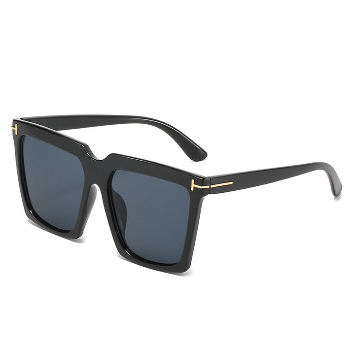 Women oversized square sunglasses with luxurious accents Bowlift