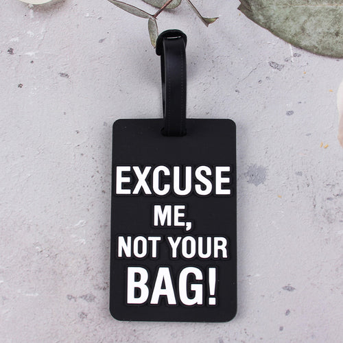 Humorous Travel Luggage Identifier Bowlift