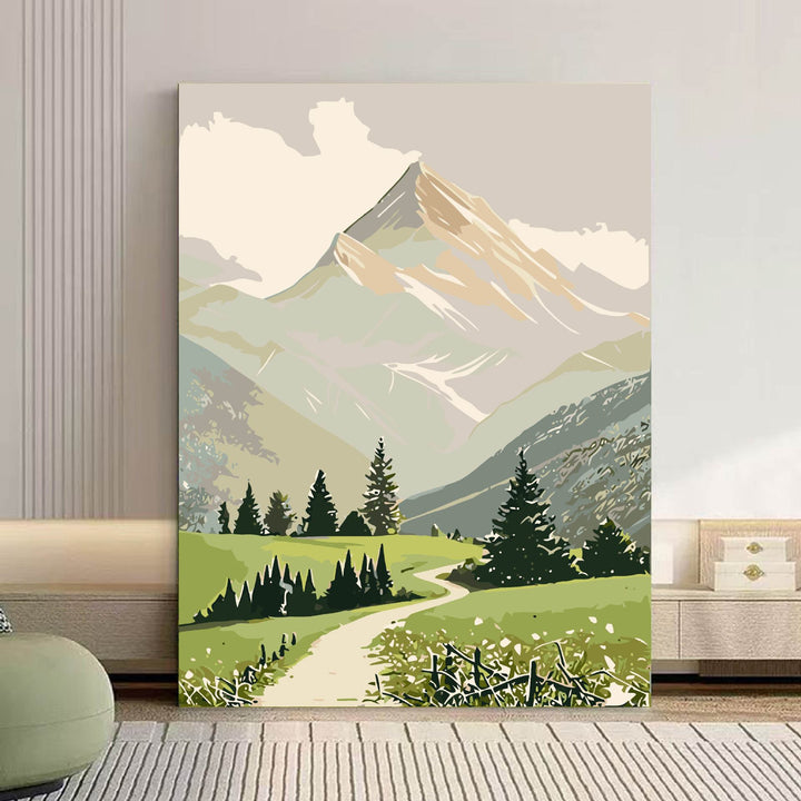 Scenic Mountain Landscape Canvas Art Bowlift 1785768018