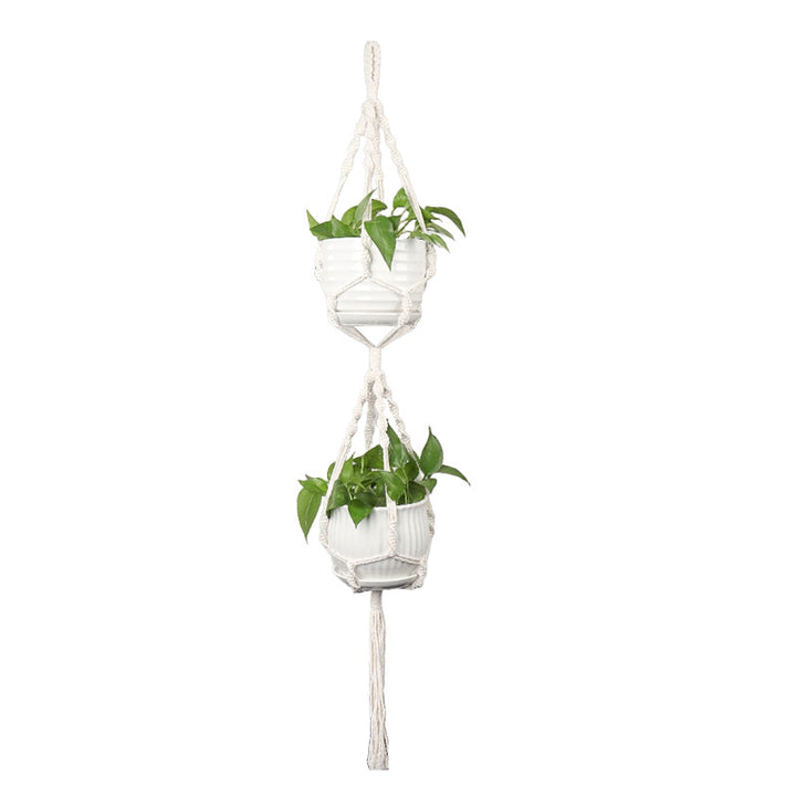Plant-hanging macrame shelf Bowlift
