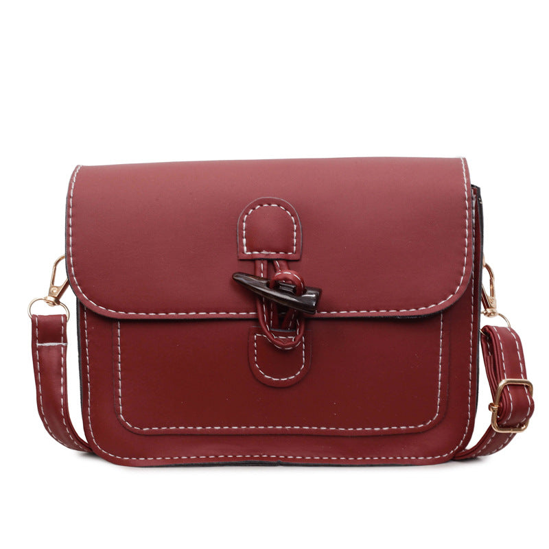 WoStructured Leather Crossbody Bag Bowlift