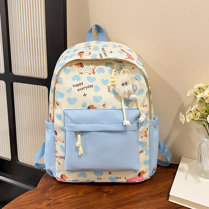 Cute Illustrated Pattern Backpack