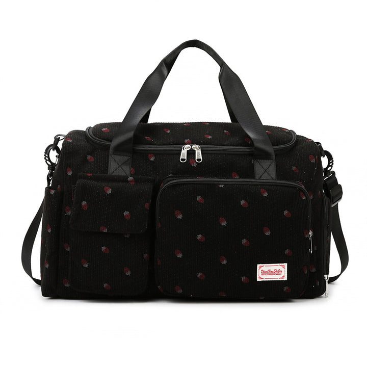 Stylish Corduroy Weekender Duffel