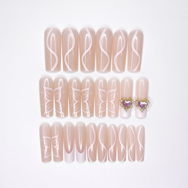 Ornate Floral Nail Extensions Bowlift