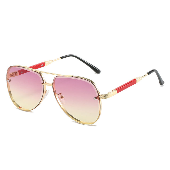 Fashion-Forward Oversized Aviator Sunglasses Bowlift