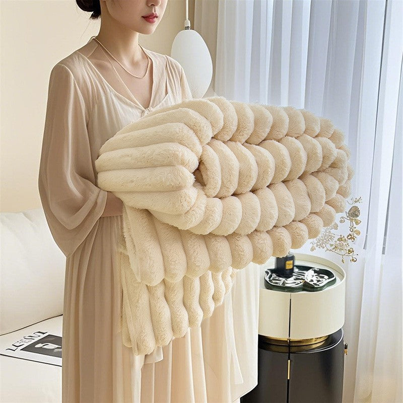 Women high-quality cuddle blanket with 3D structure Bowlift