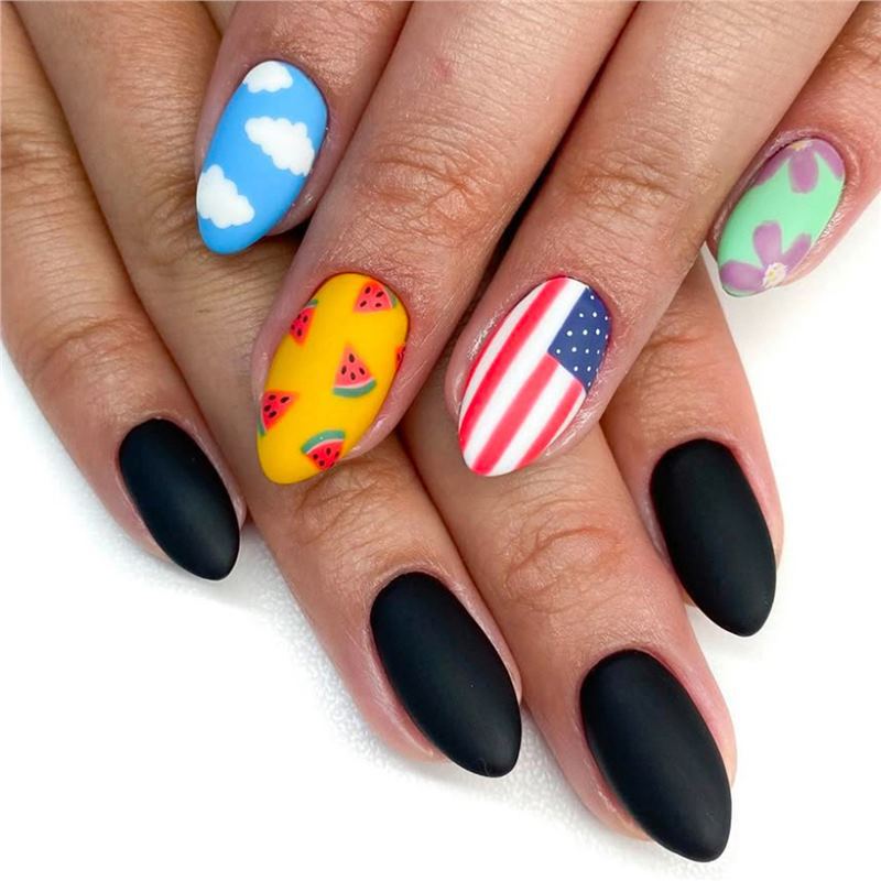 Creative Thematic Press-On Nail Set Bowlift