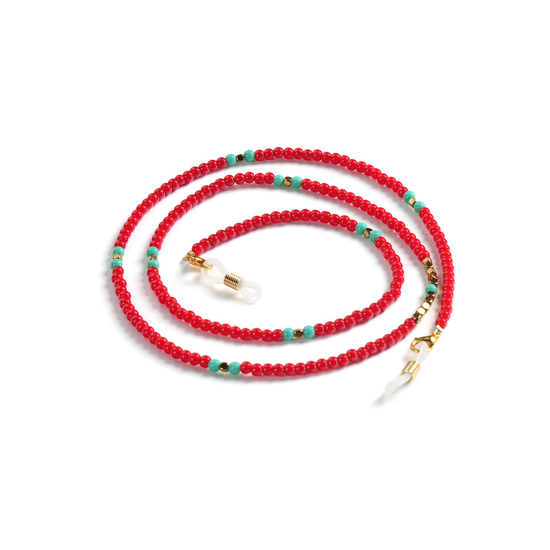 Multi-Strand Beaded Eyewear Chain Bowlift