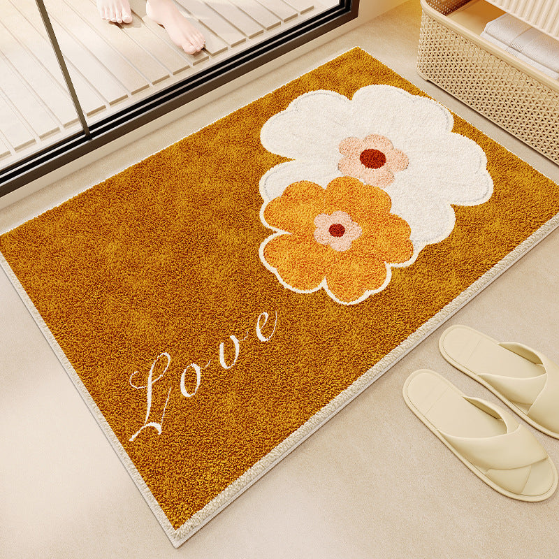 Soft Textured Bathroom Rug Bowlift