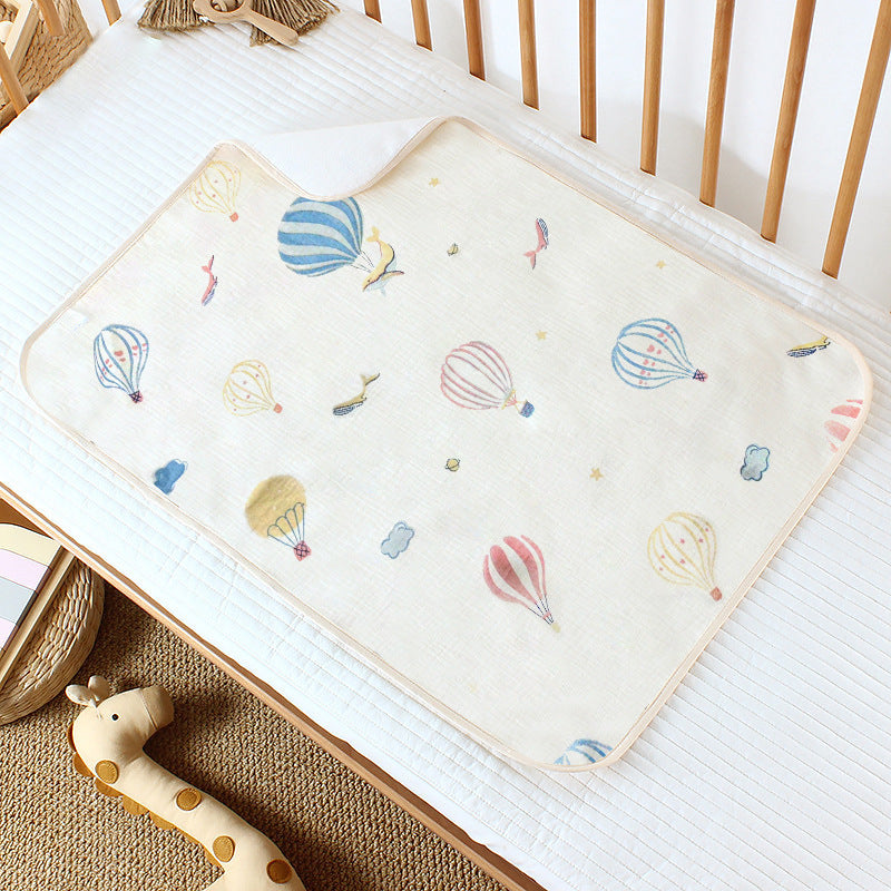 Ladies changing pad with cheerful floral pattern Bowlift