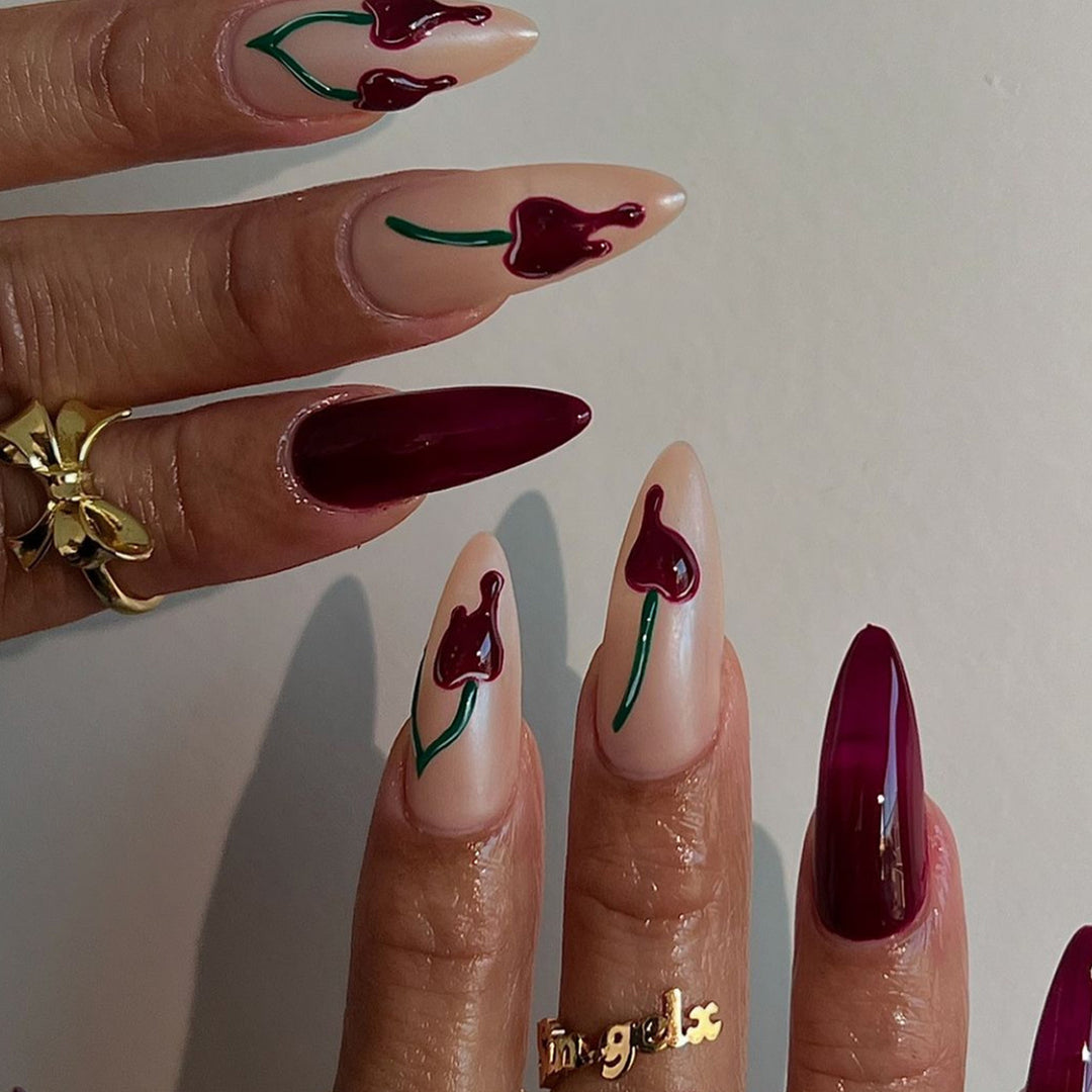 Stylish Stiletto Press-On Nail Set Bowlift