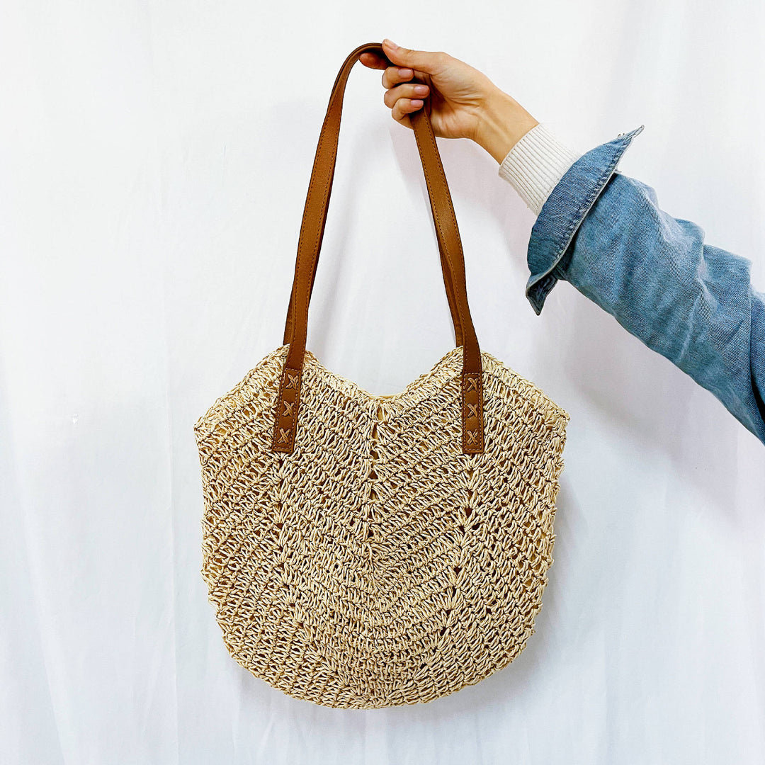 Stylish Woven Tote Bag Bowlift