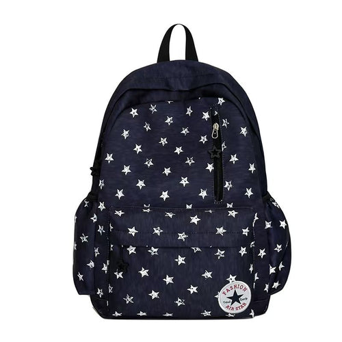 Star-Patterned Outdoor Backpack Bowlift