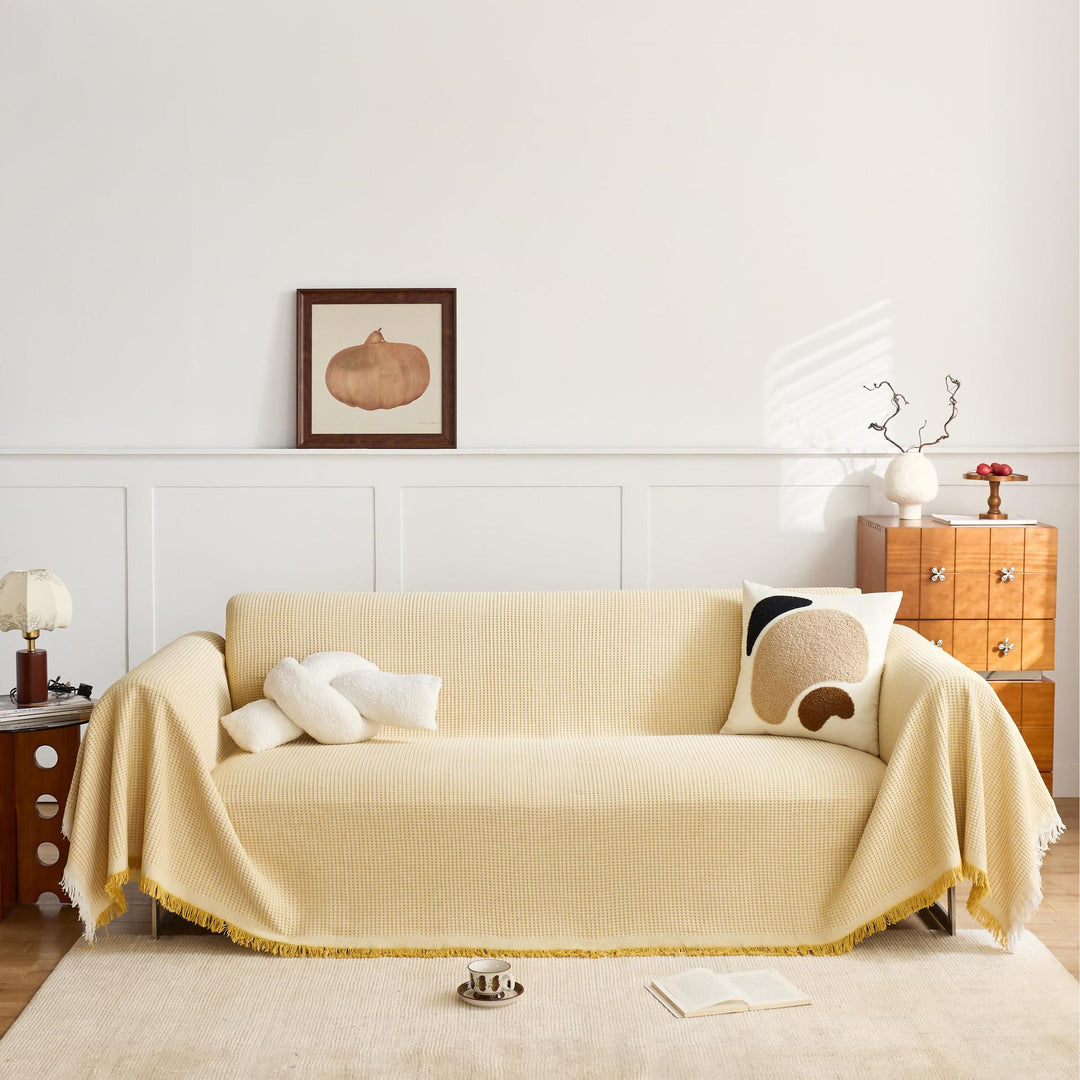 Textured Woven Sofa Blanket